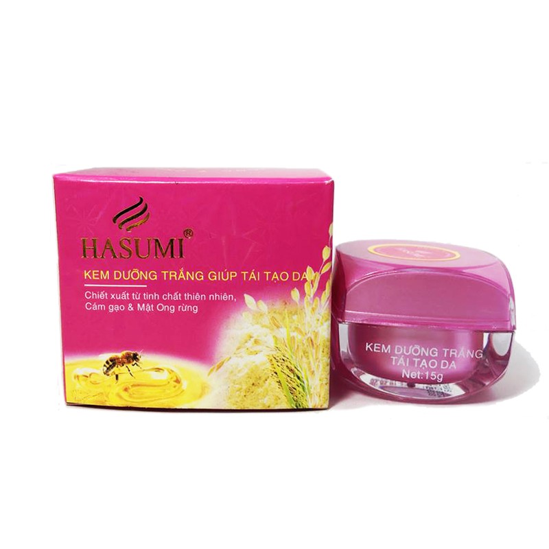 Kem HASUMI Dưỡng Trắng, Tái Tạo Da 15g