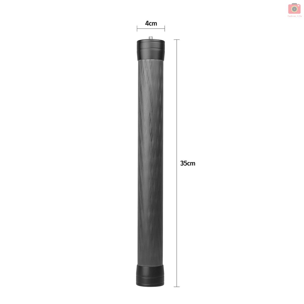 Thanh nối dài 35cm/13.8in với 1/4-inch 3/8-inch bằng sợi Carbon thông dụng cho giá đỡ máy ảnh | BigBuy360 - bigbuy360.vn