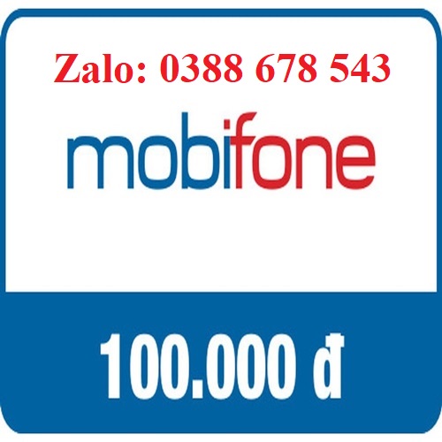 Thẻ Cào Mobifone 100K Siêu Rẻ