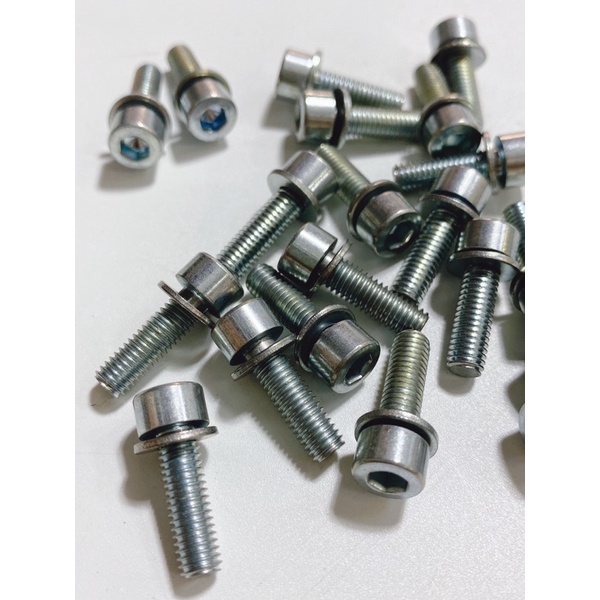 Ốc bulong 5li 5li15 trụ có lông đền đi kèm đầu lục giác