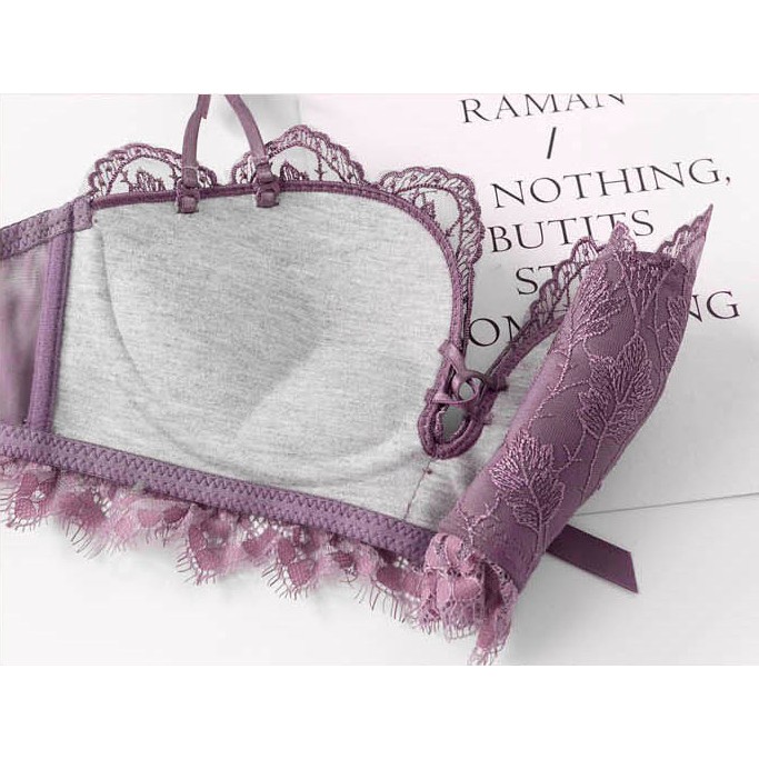 Áo lót thêu hoạ tiết sexy gợi cảm không gọng cao cấp sang chảnh LAVENUSA AL32