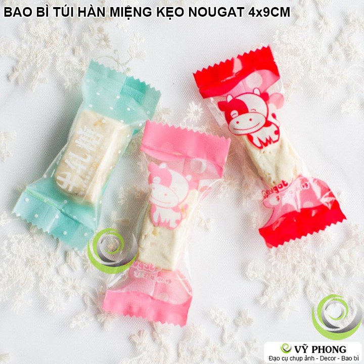 [PART 2] TỔNG HỢP BAO BÌ TÚI NHỰA HÀN MIỆNG ĐỰNG BÁNH KẸO NOUGAT NHIỀU MẪU MÃ LÀM QUÀ TẶNG KẸO ĐẬU PHỘNG BBK-4x9cm