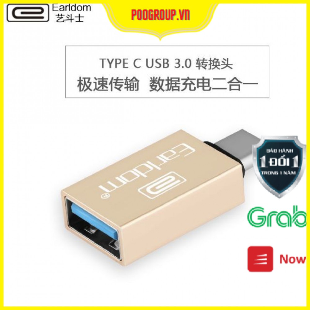 🔥CHIÍNH HÃNG🔥Đầu chuyển đổi Earldom type c sang usb và ngược lại