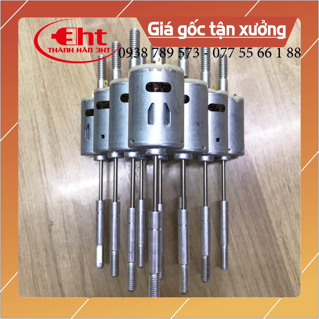 Moter 545 đã lắp sẵn đầu nối chế quạt 12v/24 -3HT