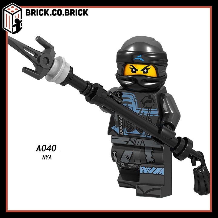 Lego Ninja Phantom Đồ Chơi Lắp Ráp Minifigure Và Non Lego Nhân Vật Hồ Ly Samurai Wu Muzzle Zane Nya Kai Jay A049-A056