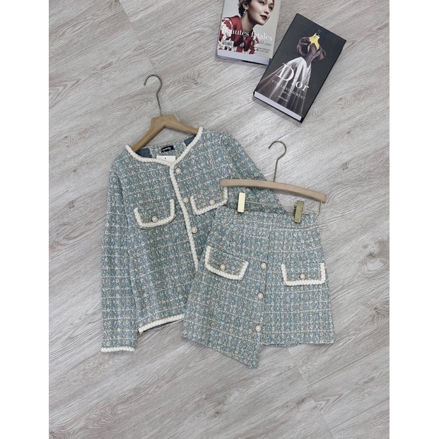 Set vest dạ tiểu thư dạ weet nữ( Có ảnh thật) | BigBuy360 - bigbuy360.vn