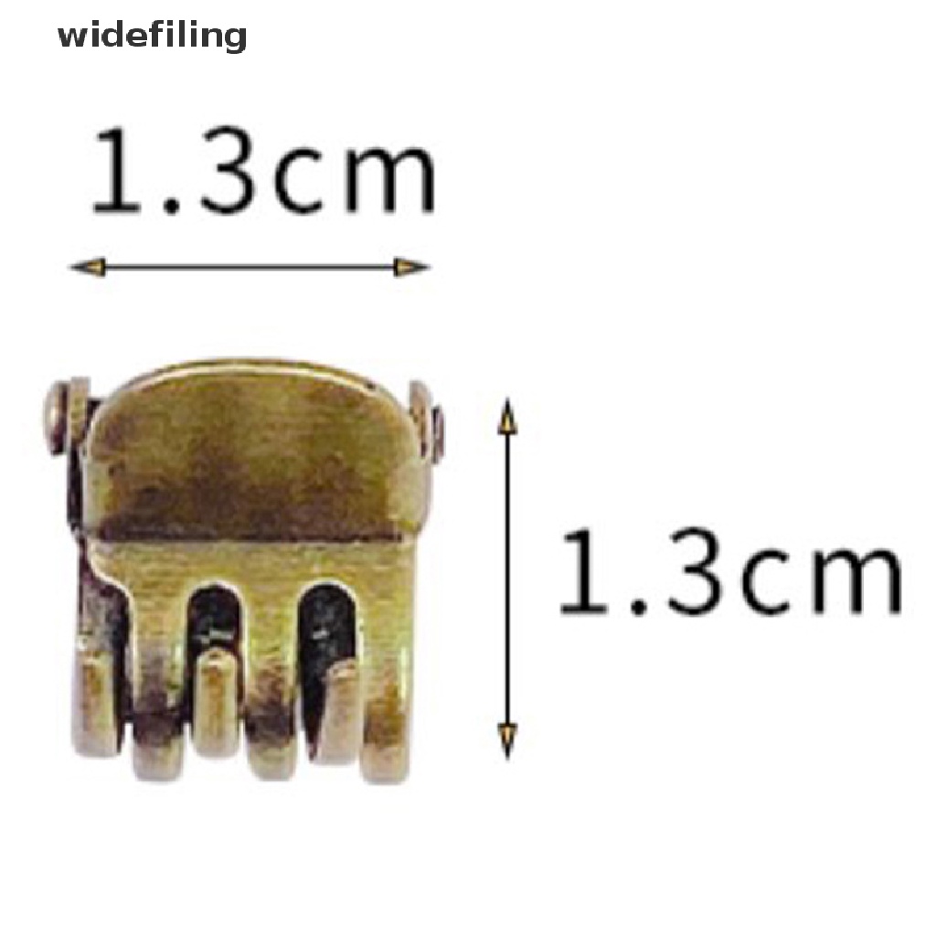 Set 5 Kẹp Tóc Càng Cua Nhỏ Bằng Kim Loại Thời Trang Cổ Điển Cho Nữ