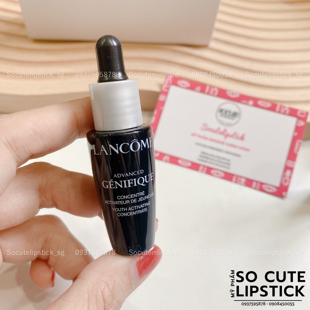 Set Nước Hoa Dưỡng Da Laancome Serum Genifique 10ml + nước hoa La Vie Est Belle 4ml + mascara hypnose 2ml