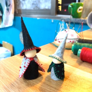 Búp bê gỗ mini handmade cho trò chơi miniature doll house - peg doll