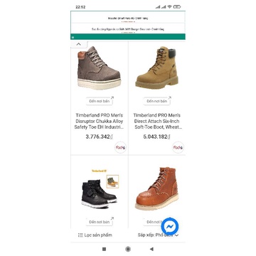 Bốt nam da bò Tìm.ber.land size 42