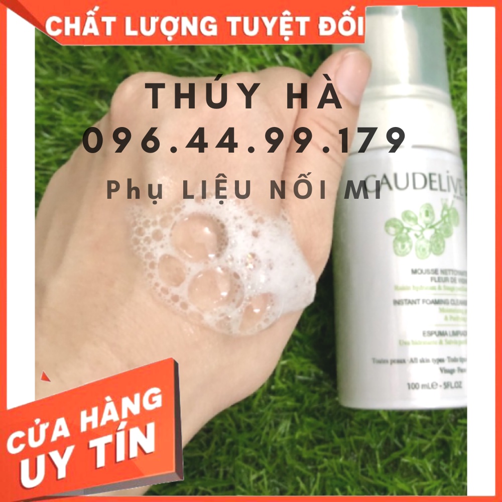 chai tạo bọt caudelive, chai vệ sinh mi, dụng cụ nối mi,THÚY HÀ