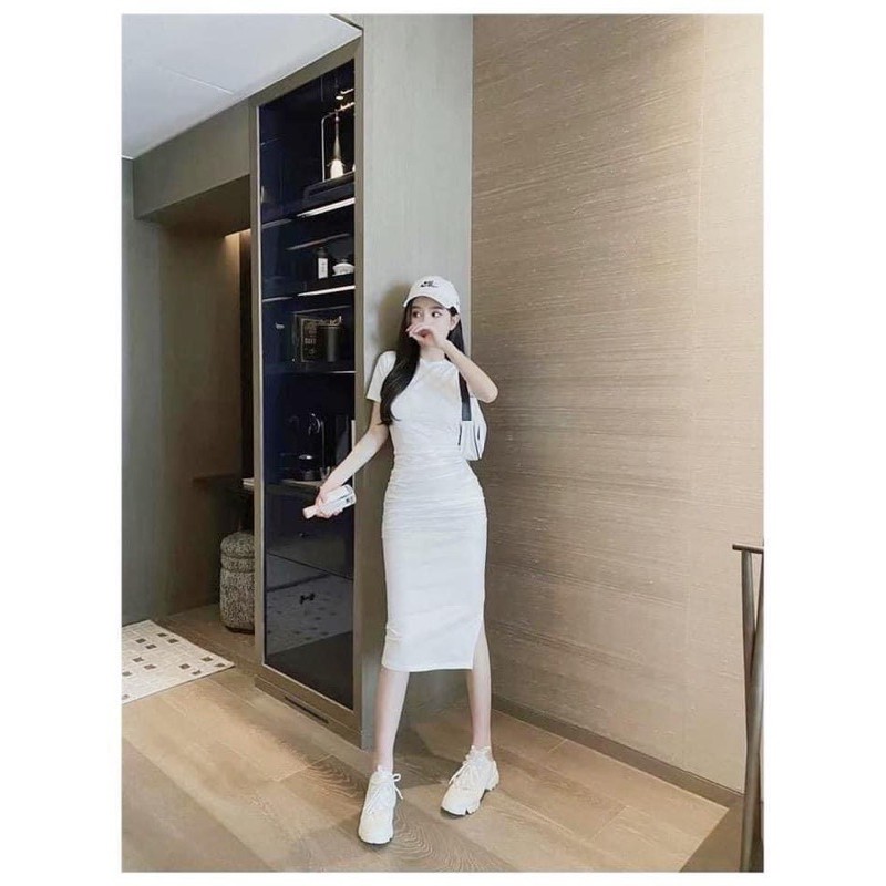 [Mã SKAMA06 giảm 8% tối đa 50K đơn 250K] Váy body nhún eo tôn dáng | BigBuy360 - bigbuy360.vn