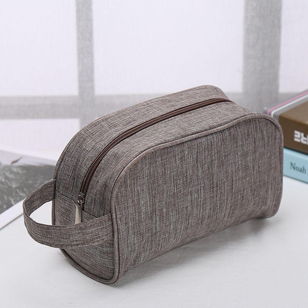 Túi Đựng Mỹ Phẩm Bằng Nylon Chống Thấm Nước Phong Cách Vintage Thời Trang Cho Nữ