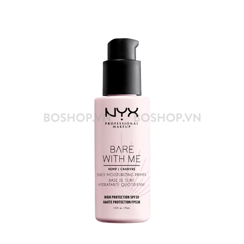 KEM CHỐNG NẮNG, DƯỠNG ẨM, LÓT TRANG ĐIỂM HẰNG NGÀY NYX BARE WITH ME SUNSCREEN DAILY MOISTURIZING PRIMER 75ML - 9637