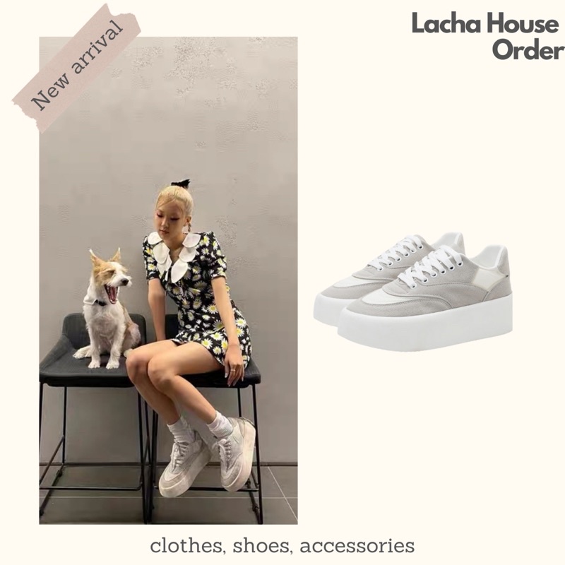 Giày Rose Blackpink Đế 5cm Phong Cách Hàn Quốc G05