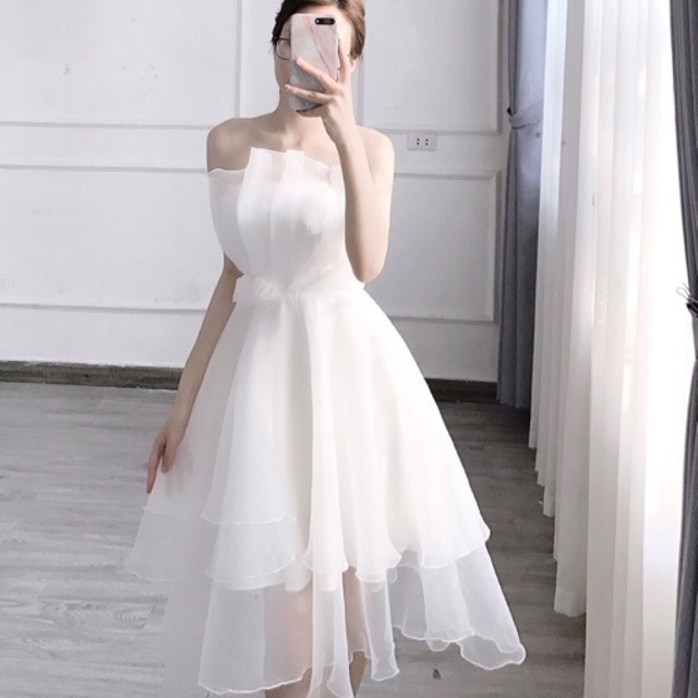 [VIDEO+ẢNH THẬT] V29 VÁY THIẾT KẾ DỰ TIỆC, DẠ HỘI KỶ YẾU PROM, ĐẦM TRẮNG CÔNG CHÚA CUP NGỰC | BigBuy360 - bigbuy360.vn