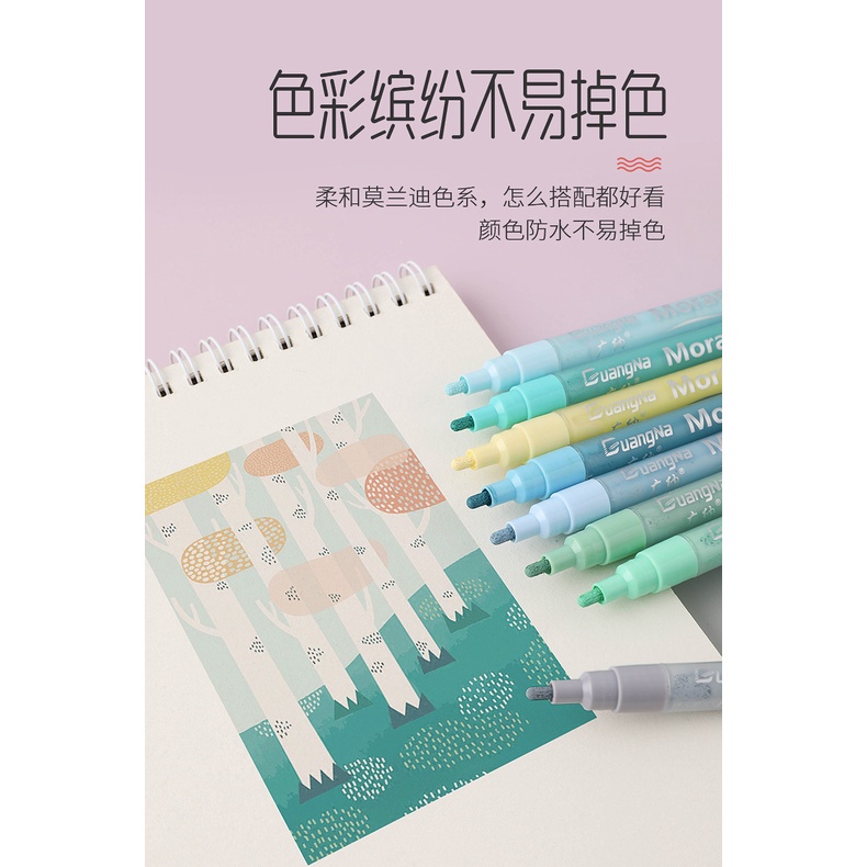 Peach Painting Markers Manga Sketching Markers Art School Supplies Permanent Marker 12/24/36/48 Colors