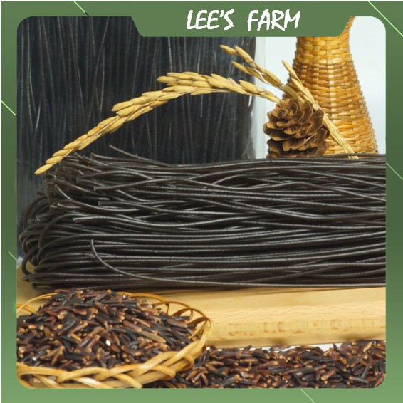 Bún gạo lứt đen hữu cơ giảm cân ăn kiêng bịch 500g by Lee's Farm | BigBuy360 - bigbuy360.vn