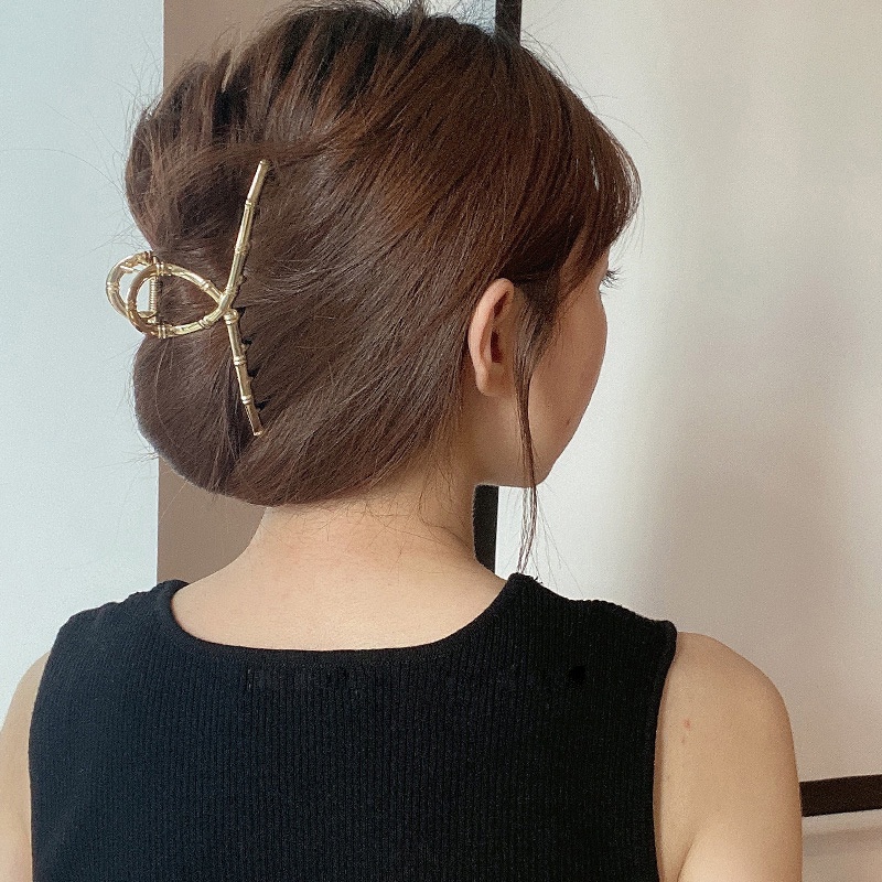 Kẹp Tóc Càng Cua Bằng Kim Loại Thời Trang Hàn Quốc