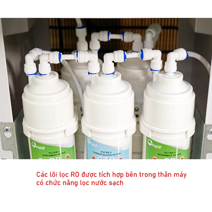 Bộ 5 lõi lọc nước nhập khẩu Fujie PP-CTO-RO (Sử dụng cho máy lọc nước nóng lạnh Fujie WPD5300C)