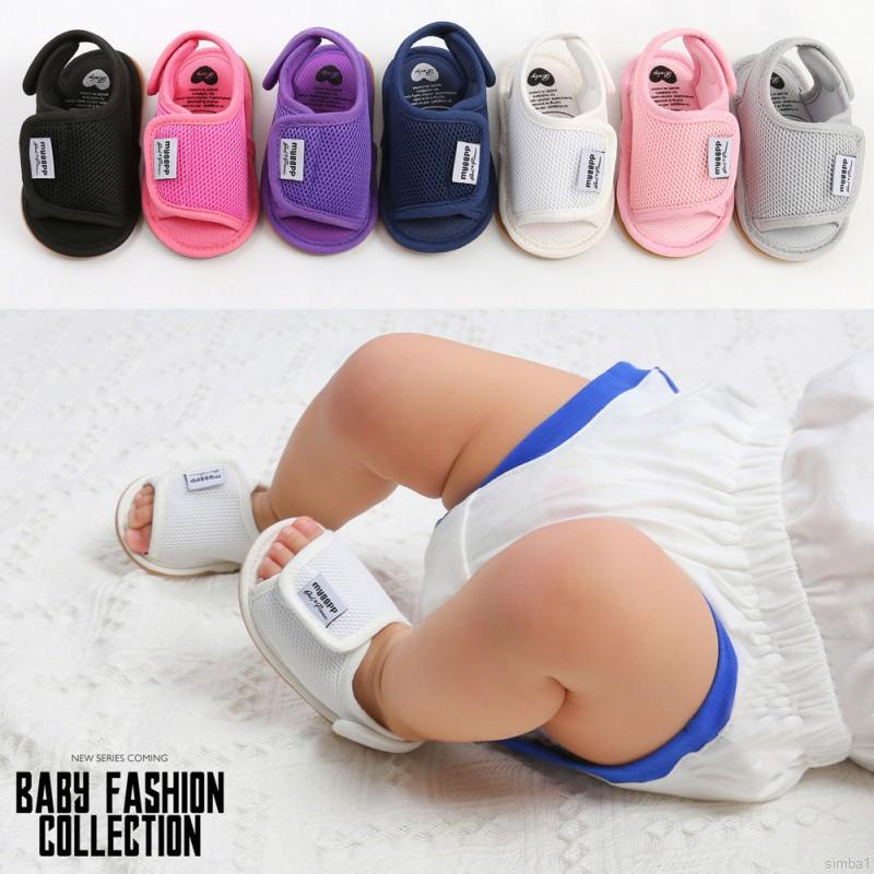 Giày Lưới Cotton Đế Mềm Thoáng Khí Chống Trượt Dành Cho Bé Trai Gái 0-18 Tháng Tuổi