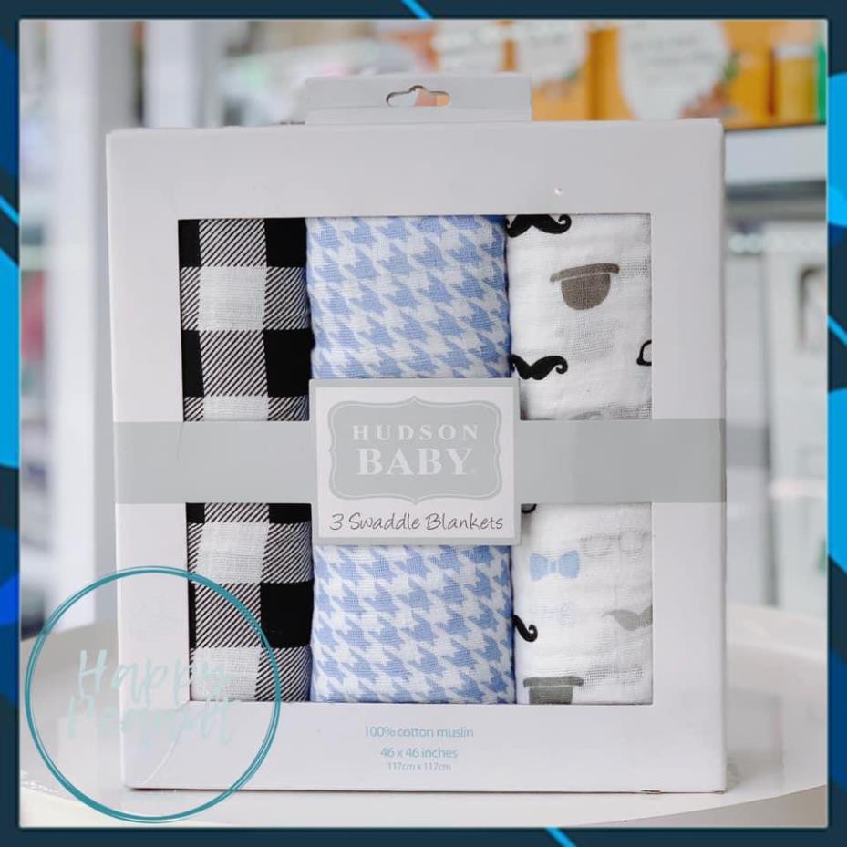 Set 3 khăn Hudson Baby