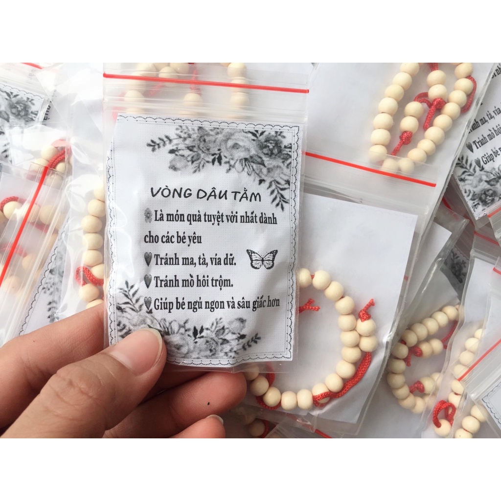 VÒNG DÂU TẰM CHO BÉ ( bộ 2 chiếc)