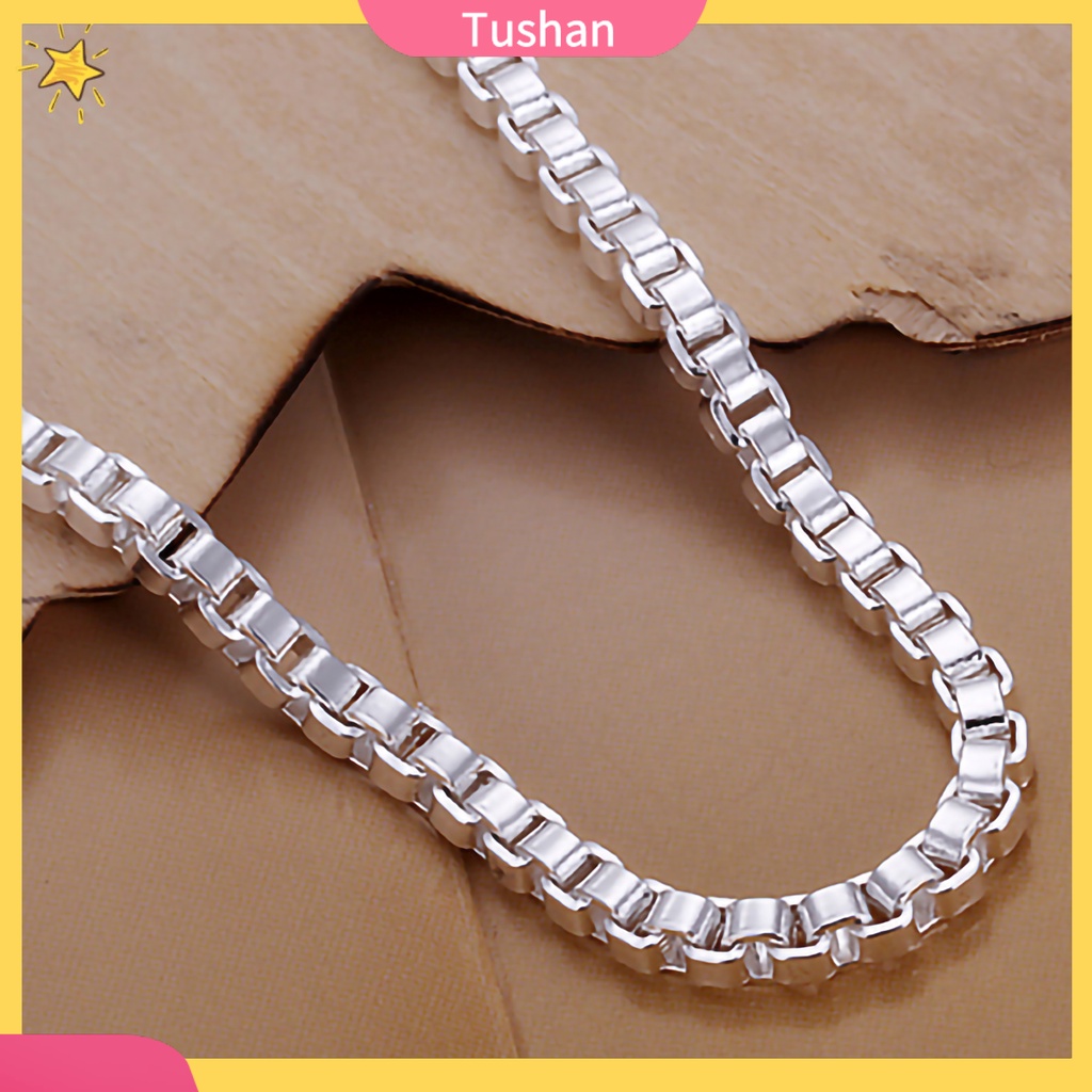 Vòng tay mạ bạc thiết kế đơn giản Unisex