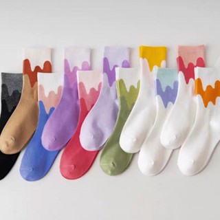 Tất Hàn Quốc cao cổ nhiều màu pastel cực xinh