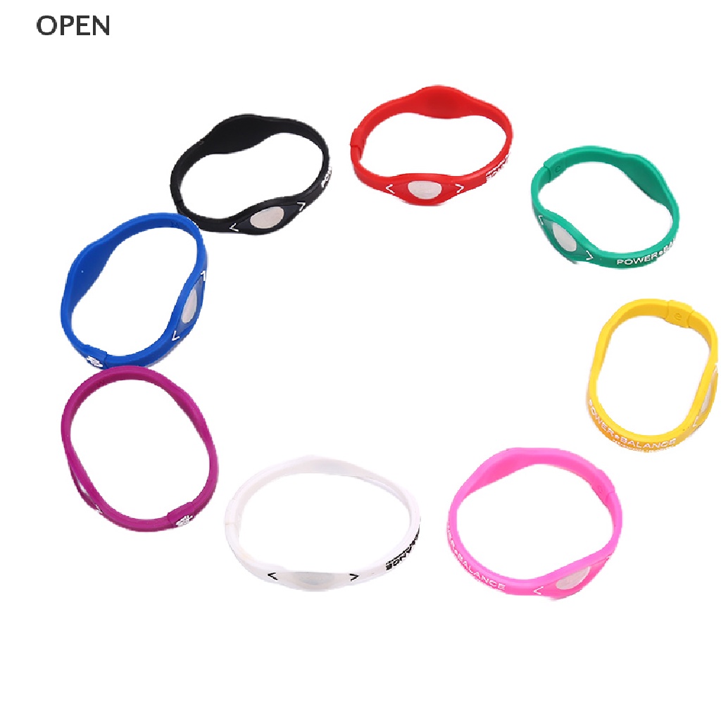 Vòng Đeo Tay Năng Lượng Cân Bằng Năng Lượng Silicone Ion