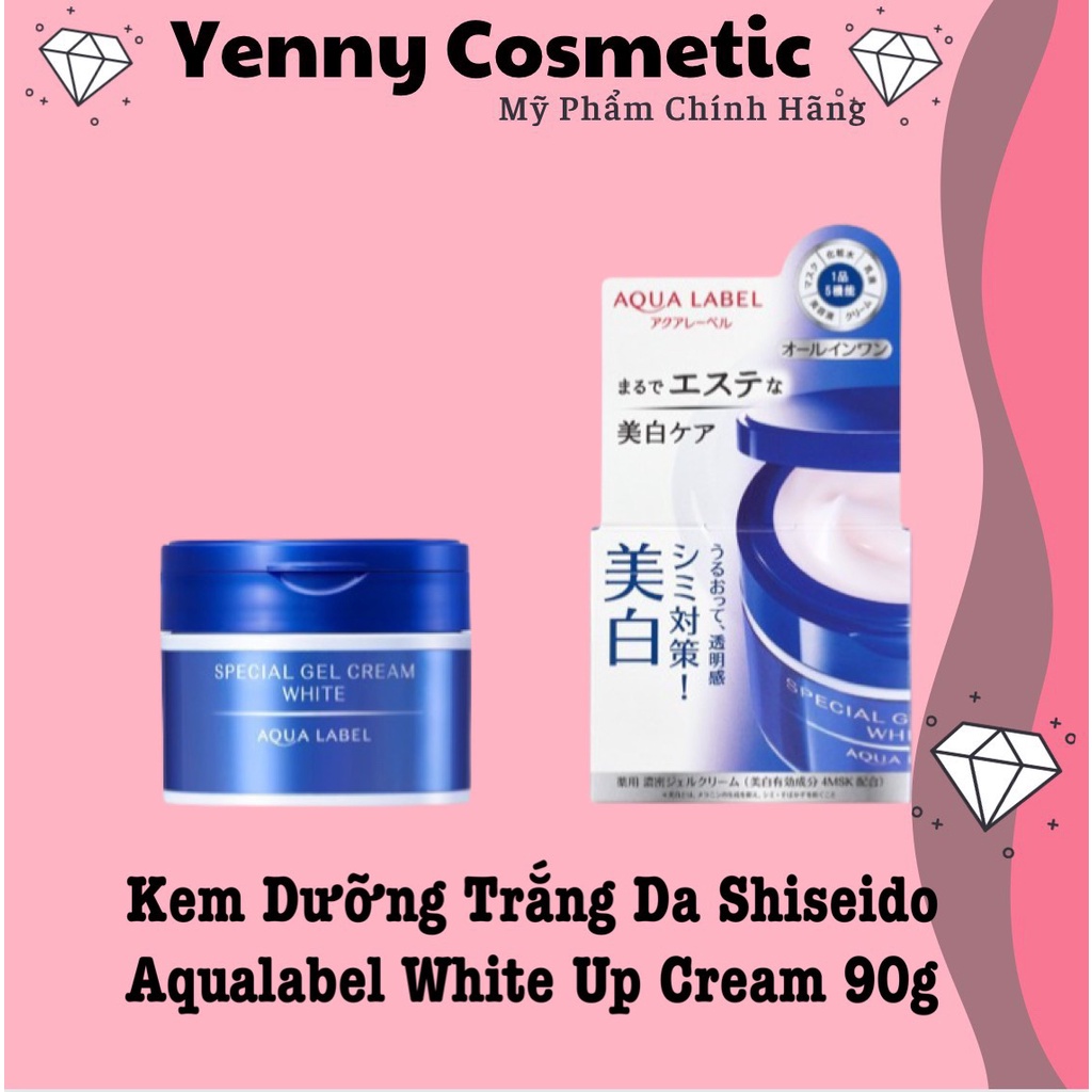 Kem Dưỡng Trắng Da Shiseido Aqualabel White Up Cream 90g