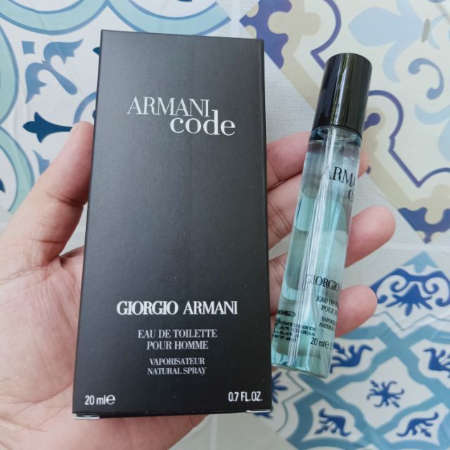 (20ml) Nước Hoa Nam Armani code