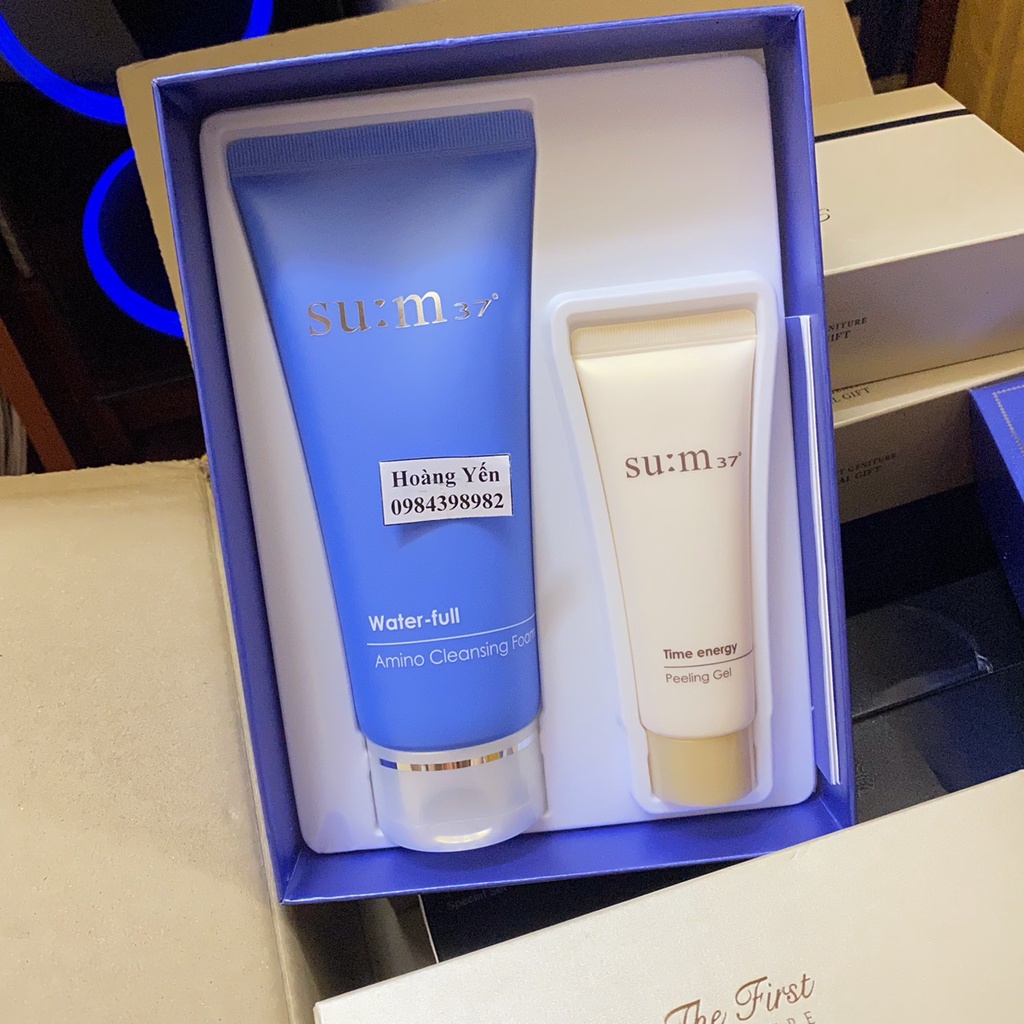 [MỚI] Sữa rửa mặt Su:m37 Water-full Amino Cleansing Foam Special Set