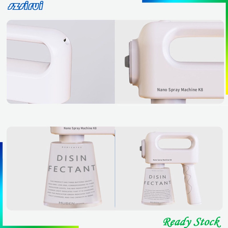 Bình Xịt Nano Khử Trùng Không Dây 500ml 1800mAh Tiện Dụng
