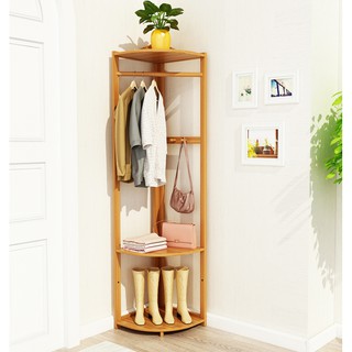 Giá treo quần áo kết hợp kệ góc tiết kiệm diện tích GT13