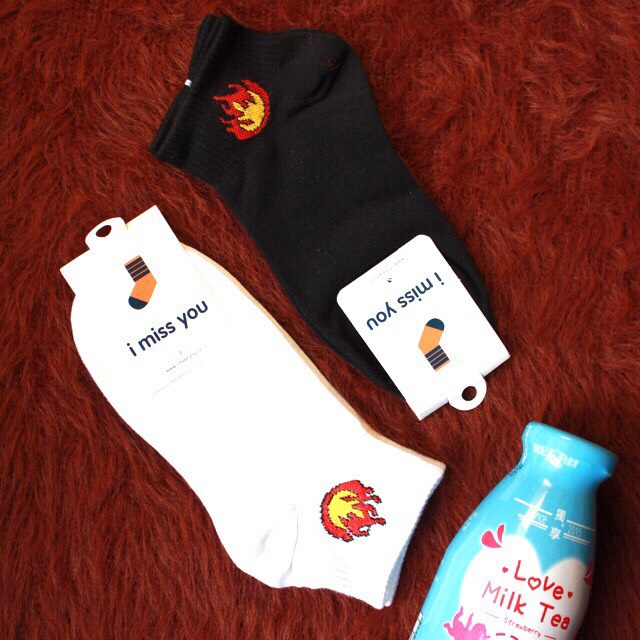 Vớ ngọn lửa Hàn Quốc unisex – Gift shop