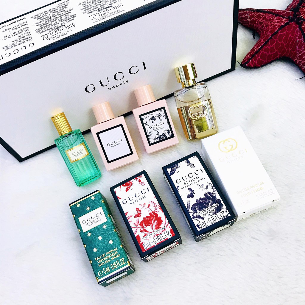 [MINI] Set Nước Hoa ❣️FREESHIP❣️ Set Nước Hoa Gucci Beauty Miniature Collection 4 Chai | BigBuy360 - bigbuy360.vn