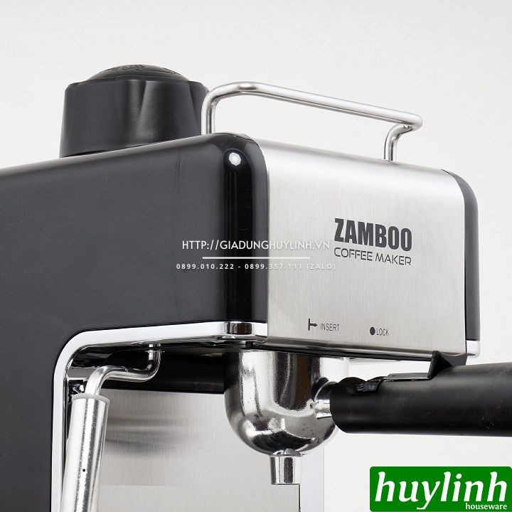 [Mã ELHAMS5 giảm 6% đơn 300K] Máy pha cà phê gia đình Zamboo ZB-68CF - 800W