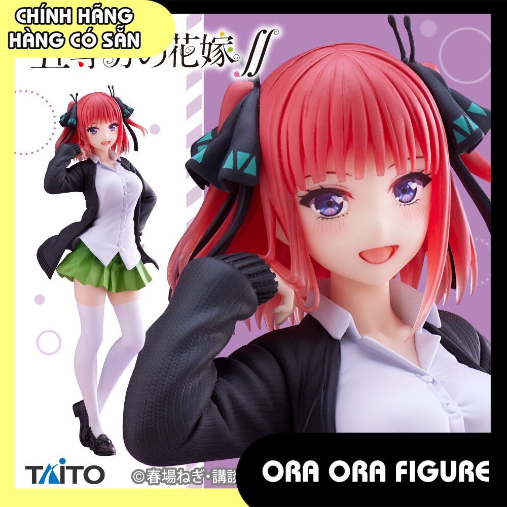 VIDEO   Mô hình nino nakano tóc ngắn Figure Coreful Renewal - Gotobun no Hanayome