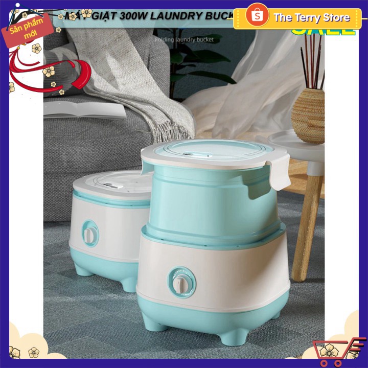 ✴️ MÁY GIẶT MINI GẤP GỌN 300W LAUNDRY BUCKET 3Kg