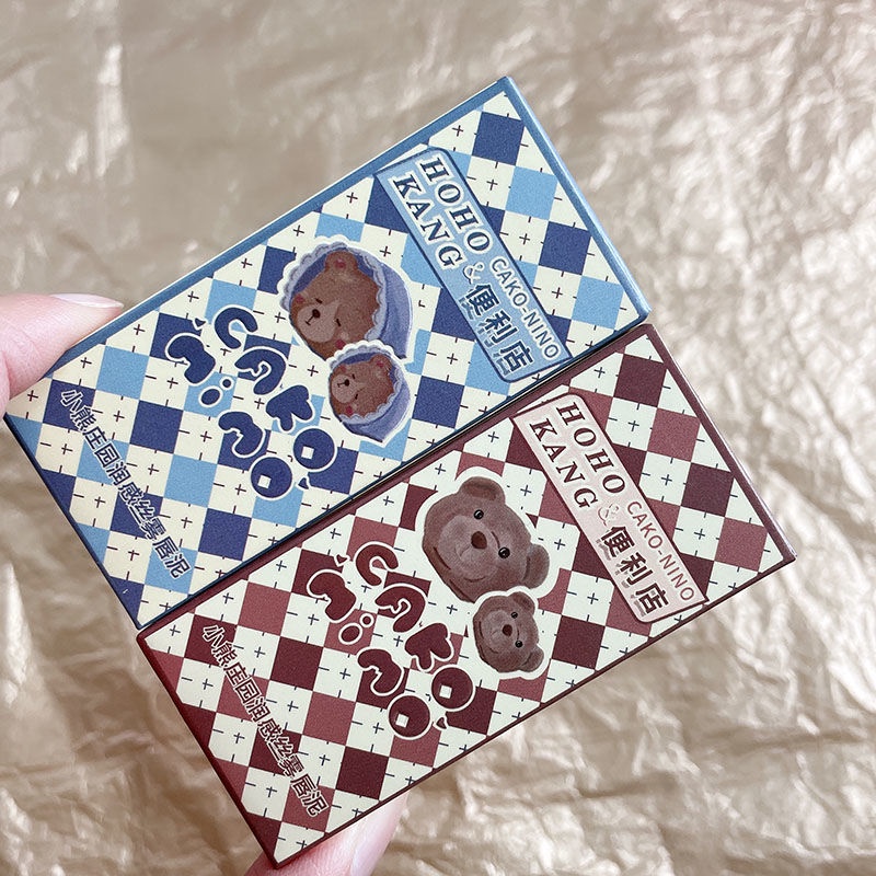 Son môi lì HOHOKANG bear dưỡng ẩm lâu trôi chống thấm nước