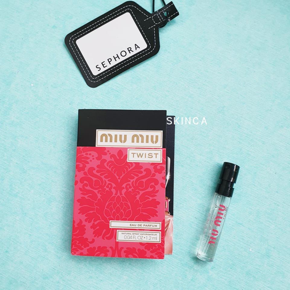 Vial Nước Hoa Miu Miu L'eau Bleue eau de Parfum 1ml - Miu Miu EDP - Miu Miu Twist EDP