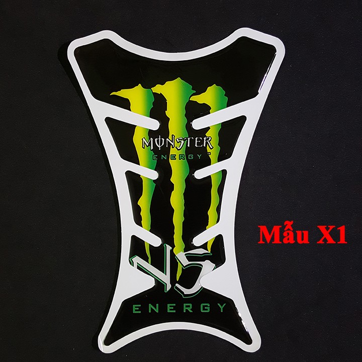 Tem dán bình xăng logo MONSTER ENERGY