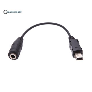 [Ready Stock] Cáp Chuyển Đổi Mini Usb Sang Mic 3.5mm Cho Go Pro Hd Hero 1 2 3 3 + 4 Camera