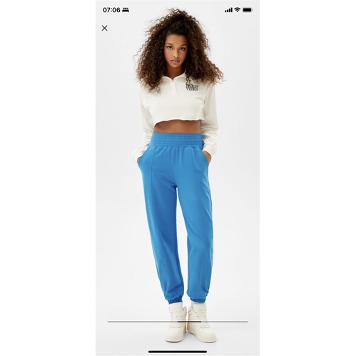 Quần Jogger xanh nữ
