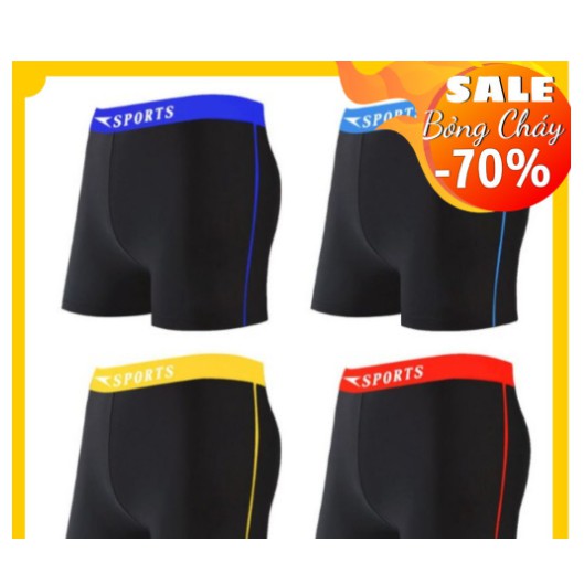 Quần bơi nam cạp sport đi biển quần bơi bé trai, trẻ em phong cách thể thao, quần bơi lửng nam dịp hè | BigBuy360 - bigbuy360.vn