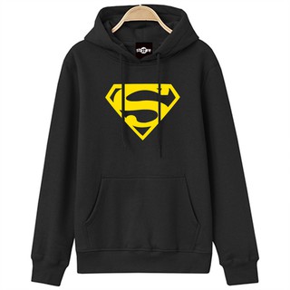 ÁO KHOÁC HOODIE NỈ NGOẠI SUPERMAN SIÊU NHÂN - NÓN 2 LỚP - XỎ NGÓN (LOẠI DÀY)