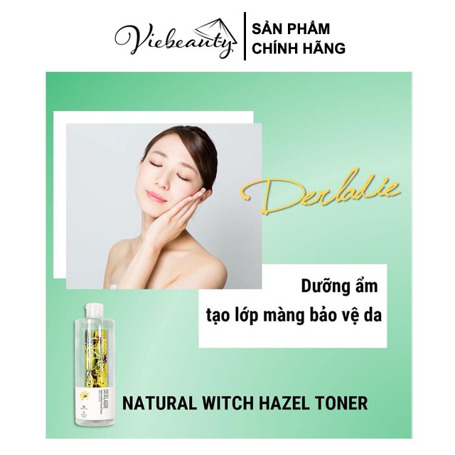 Toner Derladie Nước Hoa Hồng Cấp Ẩm Hazel Cây Phỉ, Lavender, Rose Natural Moisture 500ml - Khongcoson | BigBuy360 - bigbuy360.vn