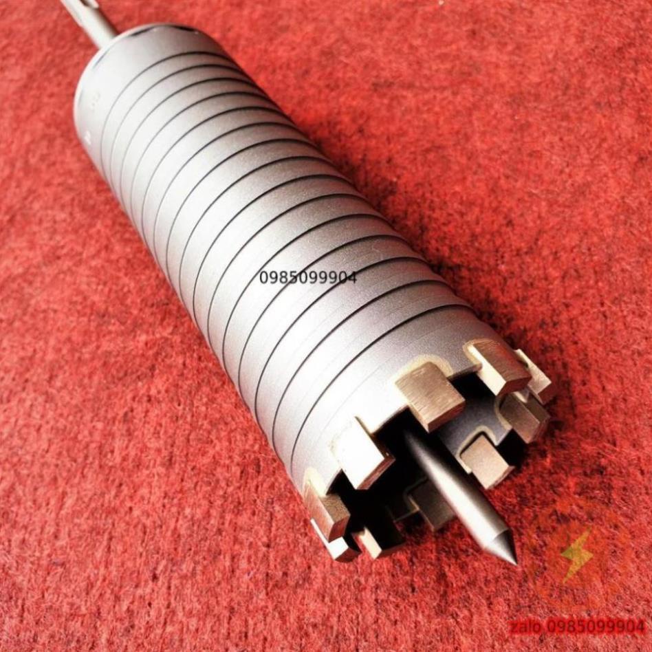 Mũi khoan rút lõi Bê Tông UNIKA Nhật đuôi gài SDS  phi 25 29 32 35 38 40 45 50 55 60 65 70 mm