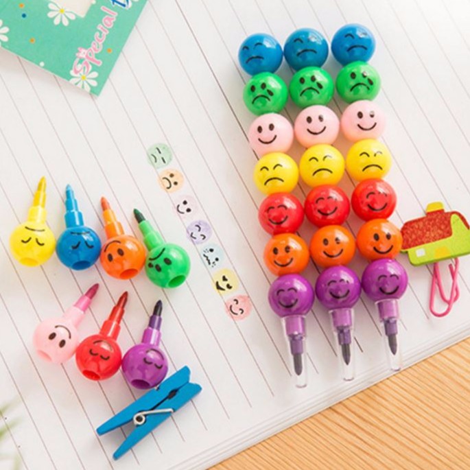 Bút 7 mầu mầu ngộ nghĩnh cho bé